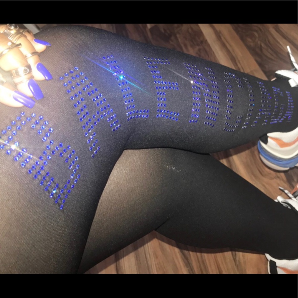 Balenciaga Crystal-Embellished Logo Tights! 😱✨